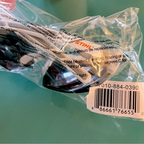 NIP STIHL Frosty White Safety Glasses w/ Silver Lens • Eye Protection - Picture 5 of 6